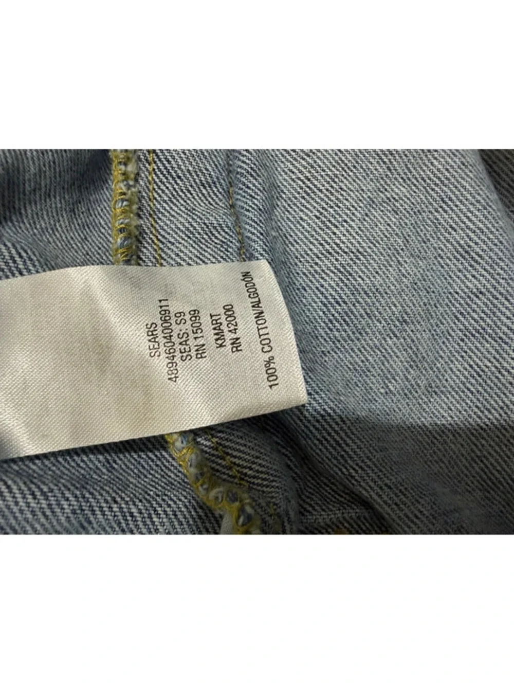 Roebuck XXL denim jacket.